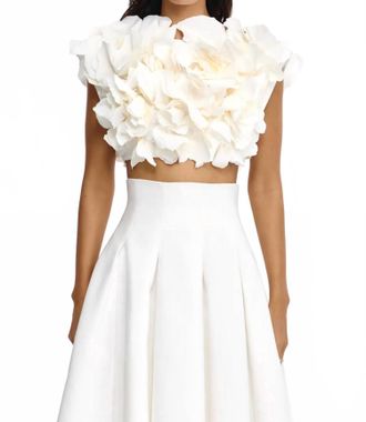 Acler Jackhill Top In Ivory