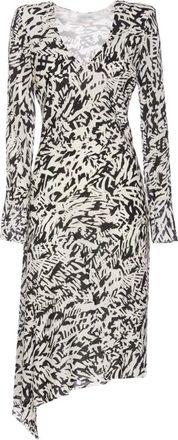 Patrizia Pepe Dames, Jurken, Zwart, Maat: M Poliester