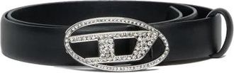 Diesel B1Drcrystal Riem - Dames - Riemen - Zwart - XL - Leer - Accessoires