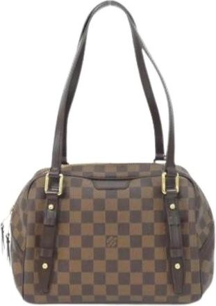Louis Vuitton Pre-owned Handbags, female, Brown, Size: ONE SIZE Pre-owned Damier Shoulder Bag