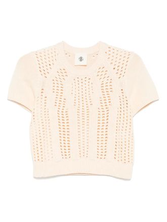 The Garment open-knit sweater - Neutrals