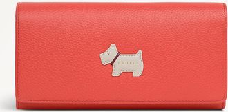 Radley London Loyal Radley Leather Extra Large Flapover Purse in Luscious Red - 111972