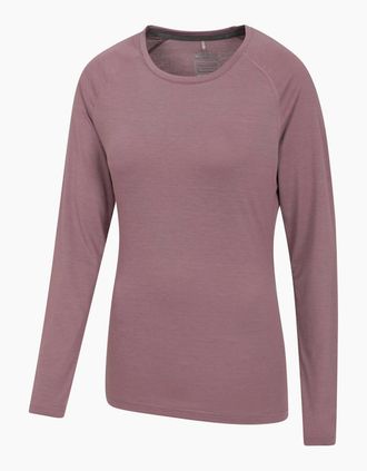 Mountain Warehouse Womens Mountain Warehouse Womens/Ladies Quick Dry Long-Sleeved Top - Purple - Size: 10