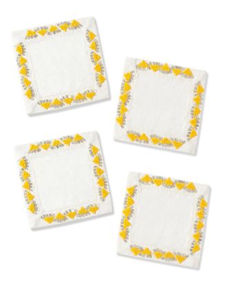 Tiramisu Set of 4 The Lyra Geometric Cocktail Napkins