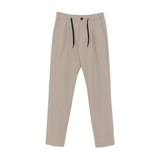 Herno Suit Trousers, male, Beige, L, Light Comfort Stretch Woven Trousers