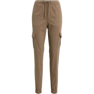 Urban Classics Dames/Dames Cargo Pocket Hoge Taille Joggingbroek (Zachte Taupe)