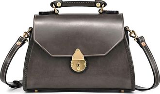 OLD TREND Laurel Genuine Leather Classic Everyday Satchel in Grey at Nordstrom