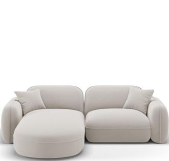 CXL by Christian Lacroix 3-Sitzer Designer Ecksofa Lucien mit Eckteil links - Samtbezug Casino