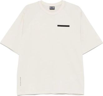 Emporio Armani cotton jersey T-shirt - men - Cotton - S - Neutrals