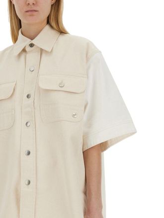 Stella McCartney 100% Cotton Denim Shirt - White