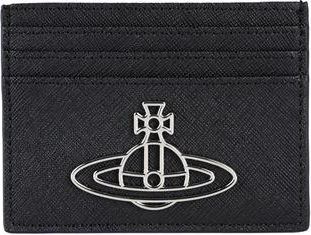 Vivienne Westwood SAFFIANO THIN LINE ORB CARD HOLDER