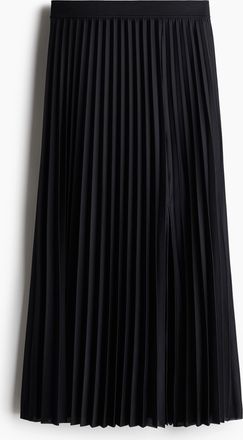 H&M Faltenrock - Schwarz