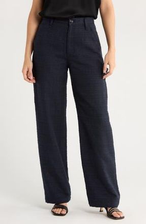 Rag & Bone Amaya Tweed Carpenter Pants in Navy at Nordstrom Rack, Size 23