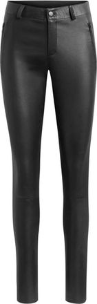 Notyz Leather Broeken - Dames - Leren Broeken - Zwart - 2XL - Leer - Broeken