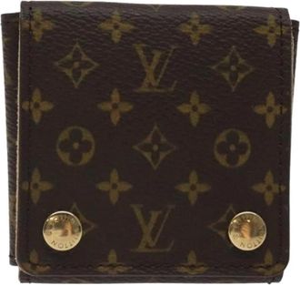 Louis Vuitton Pre-owned Wallets, female, Brown, Size: ONE SIZE Pre-owned Canvas Wallet