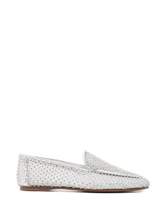 Forte_Forte mesh-loafers met strass