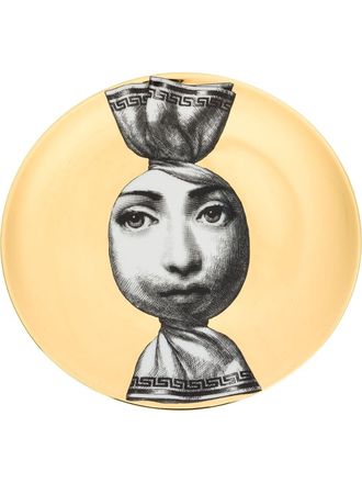 Fornasetti Piatto con stampa - Oro