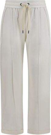 Brunello Cucinelli White Cotton Athletic Womens Pants