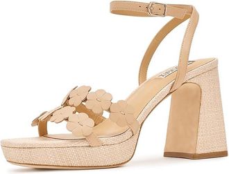 Badgley Mischka Waverly Womens Dress Sandals Nude Leather : 5.5 M