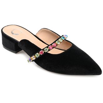 Journee Collection Collection Womens Jewel Flat