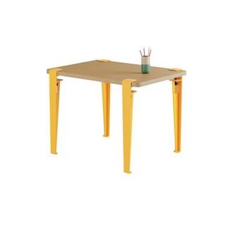 Tiptoe Childrens desk Mini Lou - Yellow - Powder coated steel
