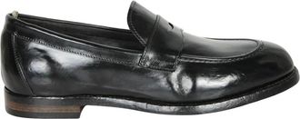 Officine Creative Schoenen, Heren, Zwart, 40 1/2 EU, Leer, Ivy 002 Loafer