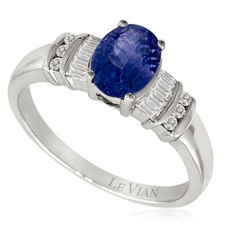 Le Vian Ladies Blueberry Tanzanite Rings set in 14K Vanilla Gold
