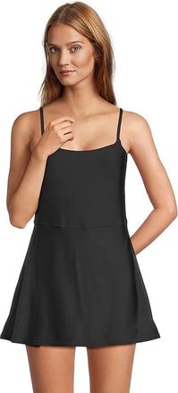 Sunsets Naomi Swim Dress Womens Swimsuits One Piece Black : SM (27 Waist), Nylon/Spandex