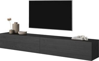 Selsey Selsey - Mueble Tv Bisira 200 Cm Fresno Negro