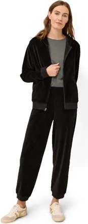 Pact Organic Cotton Pure Velour Relaxed Sweatpant in Black at Nordstrom, Size Large