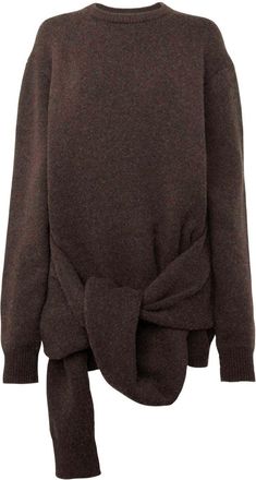 J.W.Anderson Draped Tie-Front Sweater - Womens - Polyamide