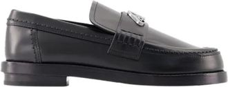 Alexander McQueen Leather flats - Dames - Loafers - Zwart - 39 EU - Leer - Schoenen