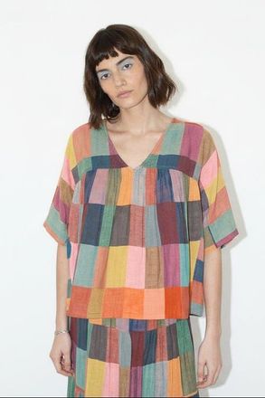 Ace & Jig Maura Reversible V-Neck Top in Glossary at Nordstrom, Size 4X-Large