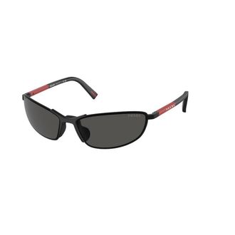 Prada PS 55Zs Zonnebril - Heren - Accessoires - Zwart - Maat: 60 MM Polyamide