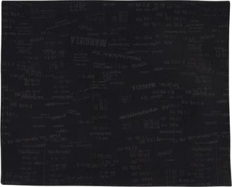 Maison Margiela Jacquard Logo Sjaal - Dames - Sjaals - Grijs - ONE Size - Accessoires