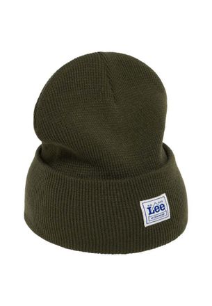 Lee Strickm&uuml;tze LEE Lee M&uuml;tze Workwear Beanie, Herren, gr&uuml;n, Obermaterial: 100% Polyacryl PAN., M&uuml;tzen Strickm&uuml;tze