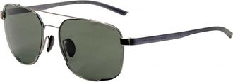 Porsche Design Mens P8922 59 59B Sunglasses - Silver - One Size