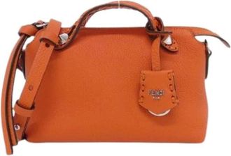 Fendi Pre-owned Mini Bags, female, Orange, Size: ONE SIZE Pre-owned Mini Bag