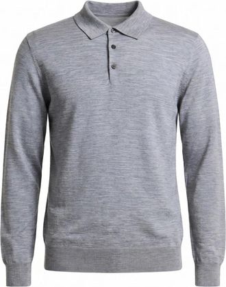 PESERICO Polo de Lana Virgen - Knitwear - Hombre - Gris - 2XL