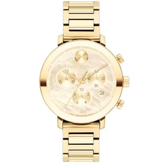 Movado Womens Bold Gold Dial Watch