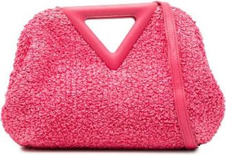 Bottega Veneta Pre-owned Clutches, female, Pink, Size: ONE SIZE Pre-owned Raffia Clutch