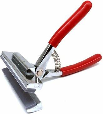 OEM Pinza Para Lona De Acero Inoxidable - Mordazas Profesionales - Mordazas Anchas Para Un Agarre Firme - 1 Pieza - Para Profesionales + Plata