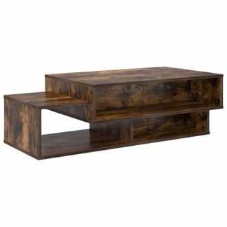 vidaXL Mesa De Caf&eacute; Roble Ahumado 105 X 50 X 32,5 Cm Vidaxl