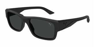 Puma PU0438S 001 Mens Sunglasses Black Size 57