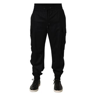 Dolce & Gabbana Cargo Jogger Joggers - male - Dolce & Gabbana - Sweatpants - Black - M - Trousers