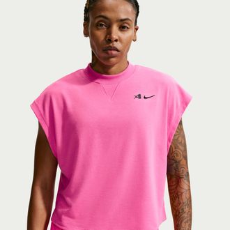 Nike Womens Aja Wilson Basketball Tank Top in Pink | II4204-684