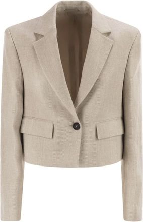Brunello Cucinelli Mujer, Chaquetas, Beige, Talla: M