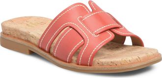 S&ouml;fft Rachel Slide Sandal in Red Coral at Nordstrom, Size 7.5