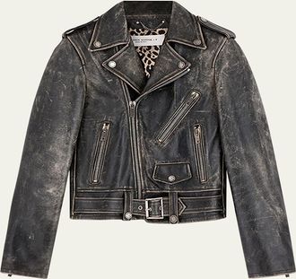 Golden Goose Golden Bull Leather Jacket