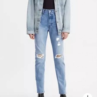 Levi's Womens 501 Original Fit Jeans In Blue